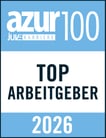 azur100 Top-Arbeitgeber 2026_blau