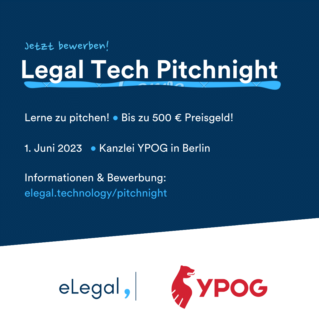 Legal Tech Pitch Night Legal Tech Pitch Night