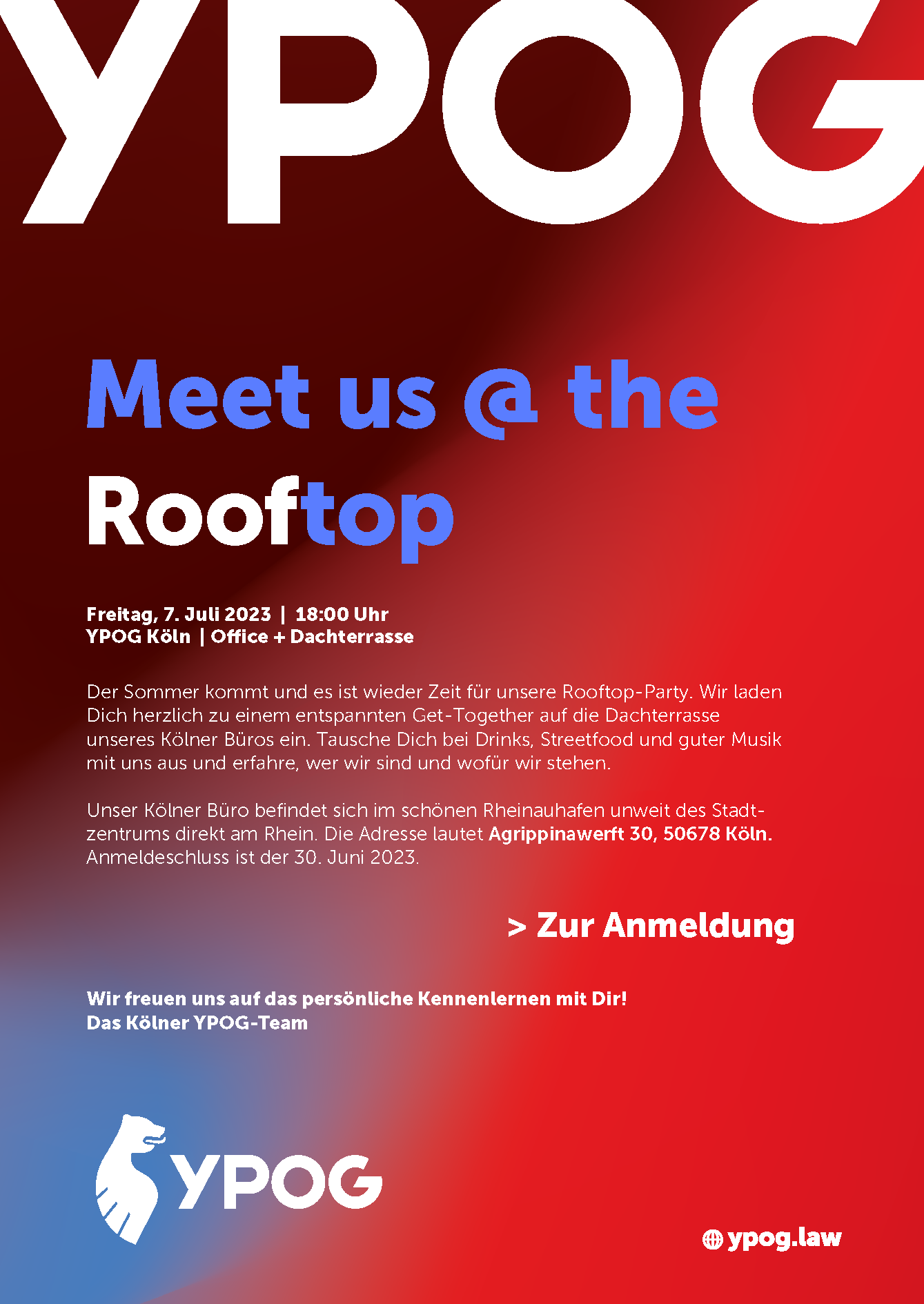 Rooftop Event @ YPOG 2023 Rooftop Event @ YPOG 2023